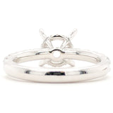 14K WG 0.49cttw G/I1 Diamond Engagement Ring Setting - Walter Bauman Jewelers