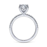 14K WG .15cttw Diamond Mounting - Walter Bauman Jewelers