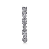 14K WG .20cttw Diamond Stackable Ring - Walter Bauman Jewelers