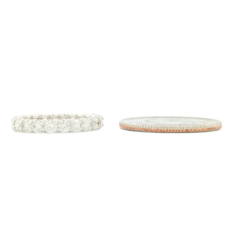 14K WG 2cttw Diamond Eternity Band - Walter Bauman Jewelers