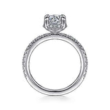 14K WG .30cttw Diamond Mounting - Walter Bauman Jewelers