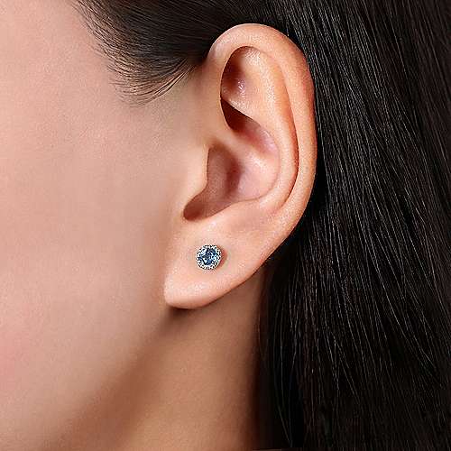 14K WG .36cttw BT Diamond Earrings - Walter Bauman Jewelers