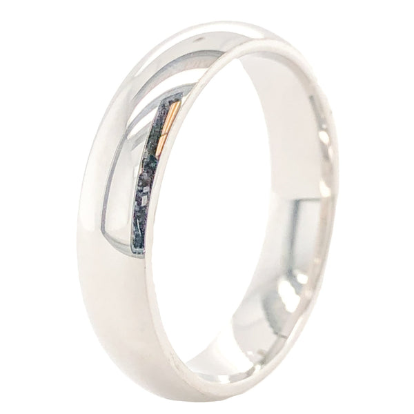 14K WG 4mm Wedding Band - Walter Bauman Jewelers