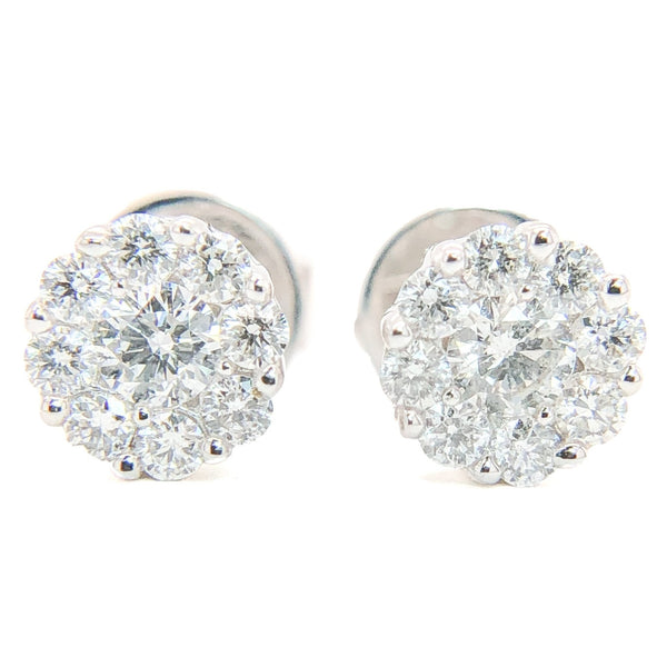 14K WG .50cttw Diamond Earrings - Walter Bauman Jewelers