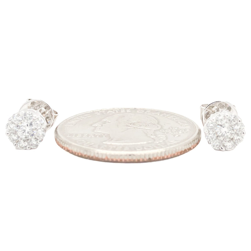 14K WG .50cttw Diamond Earrings - Walter Bauman Jewelers