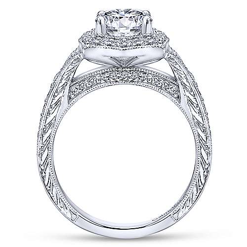 14K WG .59cttw Diamond Mounting - Walter Bauman Jewelers