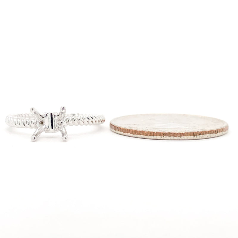 14K WG Diamond Engagement Ring Setting - Walter Bauman Jewelers