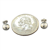 14K White Gold 7mm Ball Earrings - Walter Bauman Jewelers