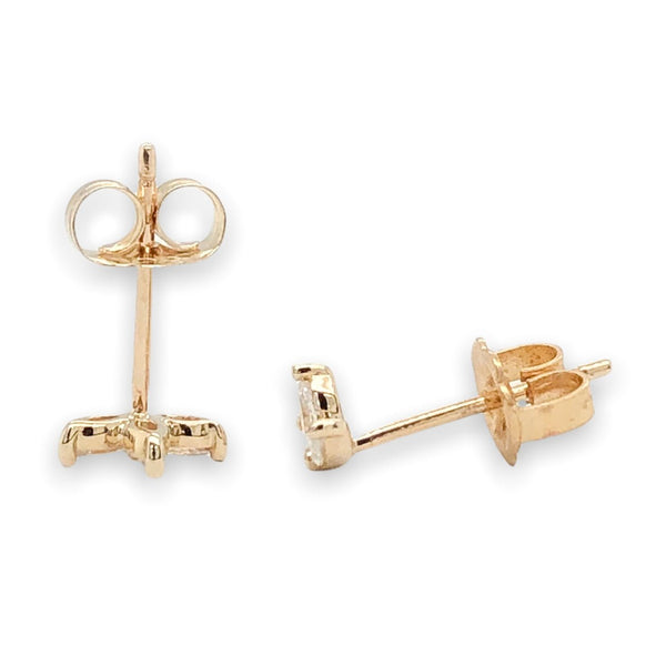 14K Y Gold 0.20cttw Diamond Earrings - Walter Bauman Jewelers