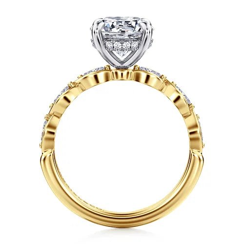14K Y Gold 0.30ctw G/VS2 Marquise Diamond Engagement Ring - Walter Bauman Jewelers