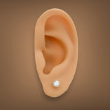 14K Y Gold 0.50ctw H/I1 Lab-Created Diamond Earrings - Walter Bauman Jewelers
