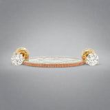 14K Y Gold 0.82ctw G/VS1 Lab-Created Diamond Earrings - Walter Bauman Jewelers