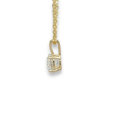 14K Y Gold 1.00ct D/VS2 Lab-Created Diamond Pendant IGI#585309566 - Walter Bauman Jewelers