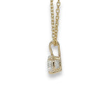 14K Y Gold 1.03ct E/VVS2 Lab-Created Diamond Pendant IGI#569393895 - Walter Bauman Jewelers
