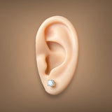 14K Y Gold 1.12cttw D/VS1 Lab-Created Diamond Stud Earrings IGI#576320462 & #572348820 - Walter Bauman Jewelers