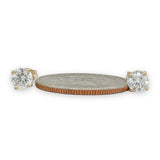 14K Y Gold 1.12cttw D/VS1 Lab-Created Diamond Stud Earrings IGI#576320462 & #572348820 - Walter Bauman Jewelers