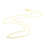 14K Y Gold 1.50mm Round Cable Chain - Walter Bauman Jewelers
