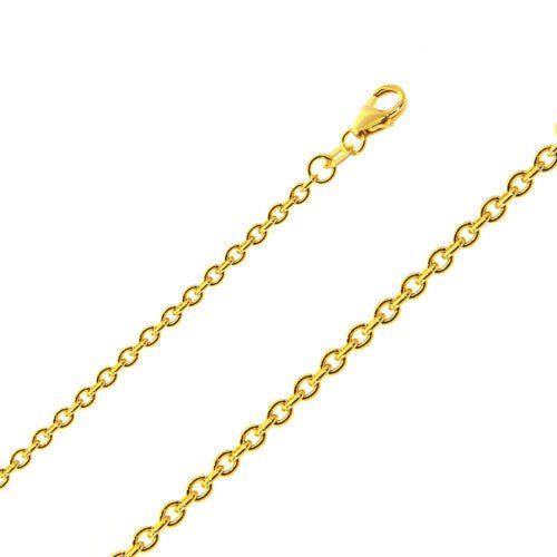 14K Y Gold 16" 1.5mm Round Cable Chain - Walter Bauman Jewelers
