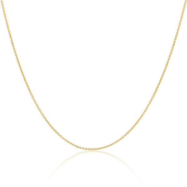 14K Y Gold 16-18" 025 Cable Chain - Walter Bauman Jewelers