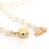 14K Y Gold 18" 7 x 6.5mm AA Pearl Necklace - Walter Bauman Jewelers