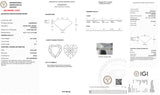 14K Y Gold 1ct F/VS1 Lab-Created Heart Diamond on Paperclip Chain - Walter Bauman Jewelers