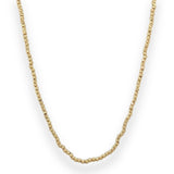 14K Y Gold 20" 2mm Beaded Chain - Walter Bauman Jewelers