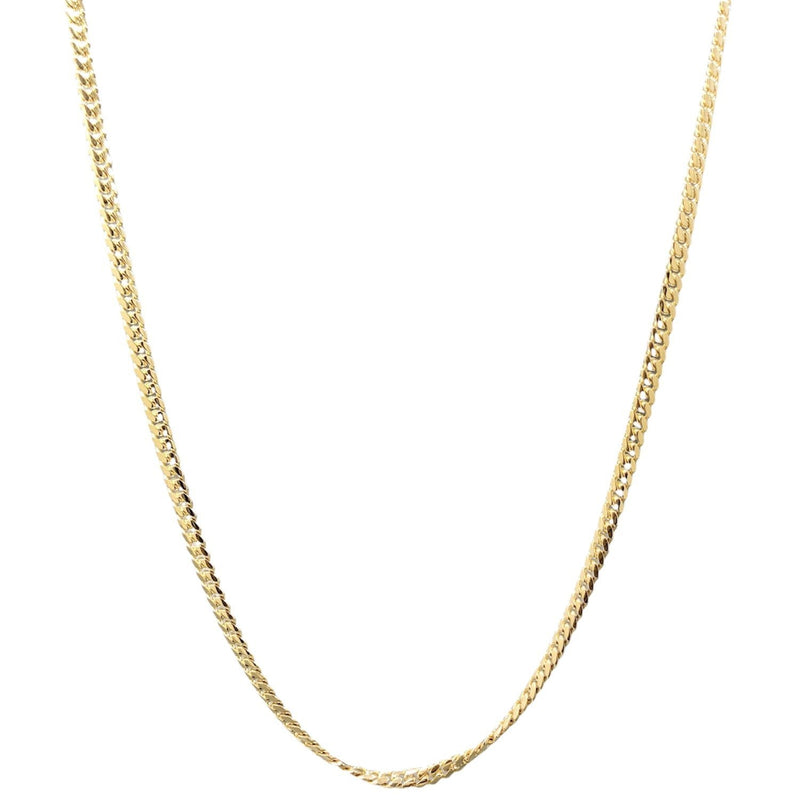 14K Y Gold 20" Curb Link 4mm Chain 27.1grms - Walter Bauman Jewelers
