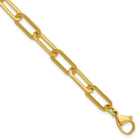 14K Y Gold 20" Paperclip Necklace 4.4grms - Walter Bauman Jewelers
