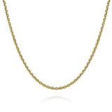 14K Y Gold 22" Chain - Walter Bauman Jewelers