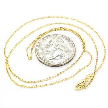 14K Y Gold 24" Cable Chain - Walter Bauman Jewelers
