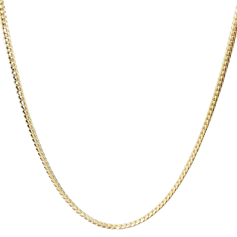 14K Y Gold 24" Curb Link 4mm Chain - Walter Bauman Jewelers