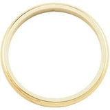 14K Y Gold 2mm Wedding Band 1.8grms - Walter Bauman Jewelers