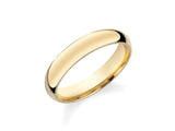 14K Y Gold 4.5mm Wedding Band 4.3grms - Walter Bauman Jewelers