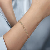 14K Y Gold 7" Link Bracelet - Walter Bauman Jewelers