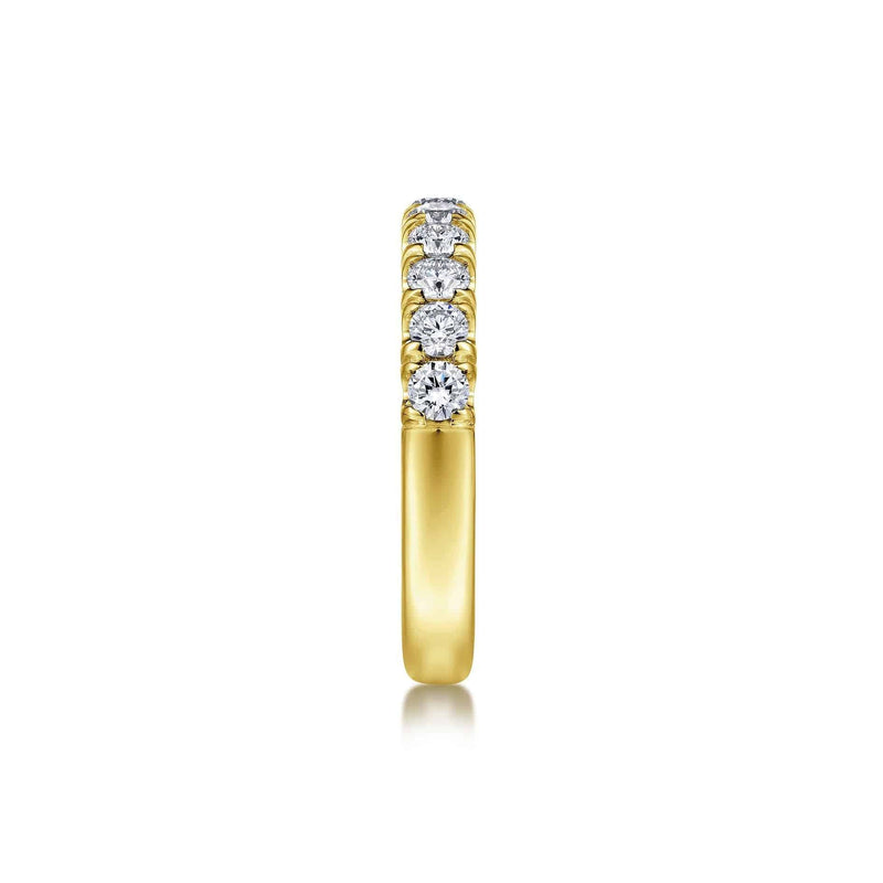 14K Y Gold .73cttw Ladies Diamond Band - Walter Bauman Jewelers