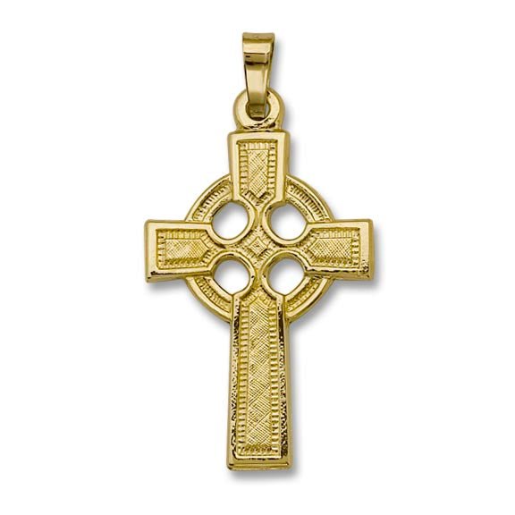 14K Y Gold Celtic Cross - Walter Bauman Jewelers