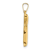 14K Y Gold Chai Pendant - Walter Bauman Jewelers