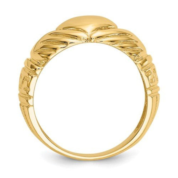 14K Y Gold Claddagh Ring - Walter Bauman Jewelers