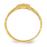 14K Y Gold Claddagh Ring - Walter Bauman Jewelers