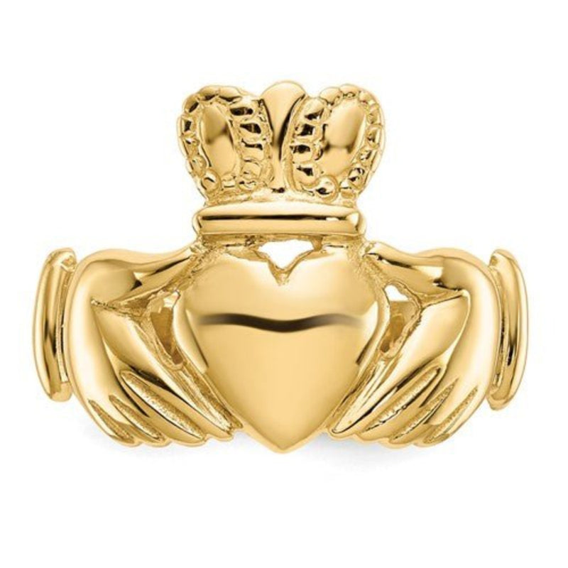 14K Y Gold Claddagh Ring - Walter Bauman Jewelers