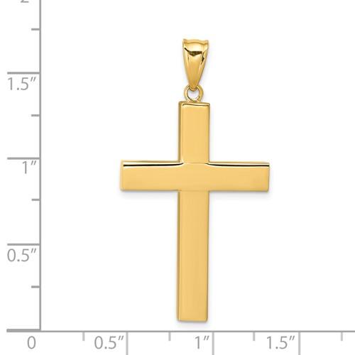 14K Y Gold Cross - Walter Bauman Jewelers