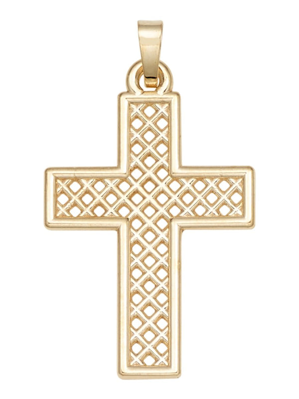 14K Y Gold Cross - Walter Bauman Jewelers