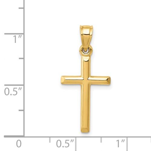 14K Y Gold Cross - Walter Bauman Jewelers