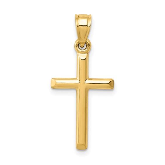 14K Y Gold Cross - Walter Bauman Jewelers