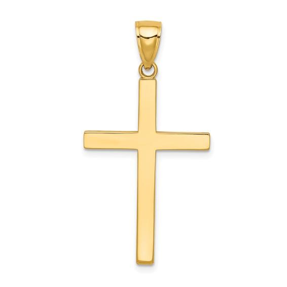 14K Y Gold Cross - Walter Bauman Jewelers