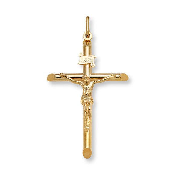 14K Y Gold Crucifix 3.2grms - Walter Bauman Jewelers