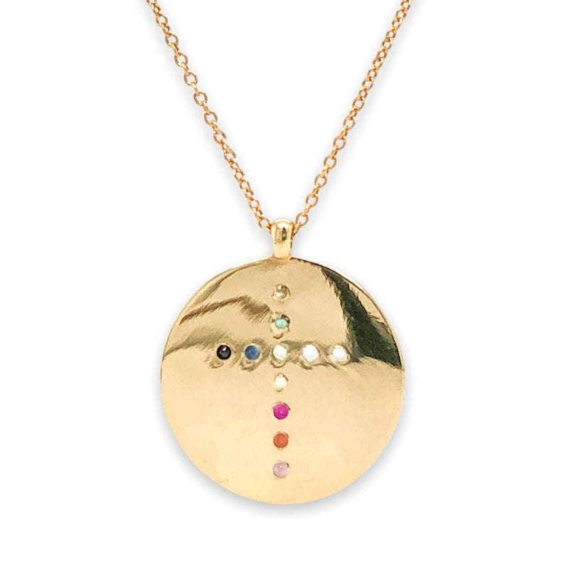 Confetti Multi Circles Necklace | Magpie Jewellery