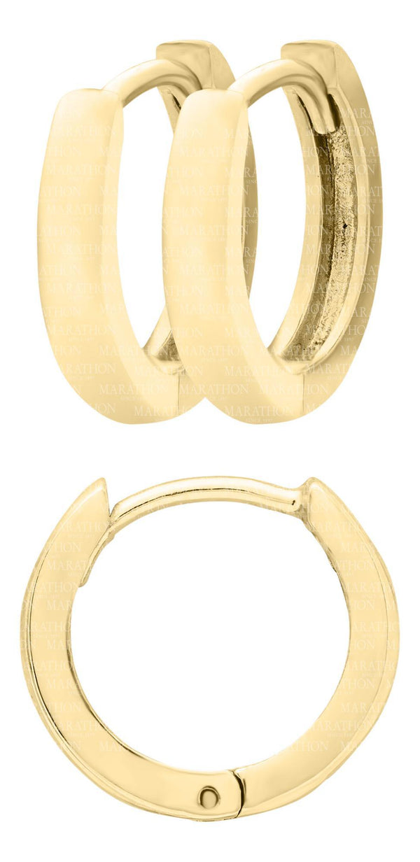 14K Y Gold Huggie Earrings - Walter Bauman Jewelers