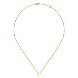 14K Y Gold Initial 'E' Pendant - Walter Bauman Jewelers