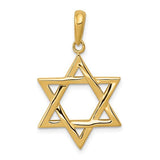 14K Y Gold Large Star Of David Pendant 3.5grms - Walter Bauman Jewelers